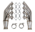 LS Turbo Headers-Polished - 11540FLT performance headers black stainless steel aluminum