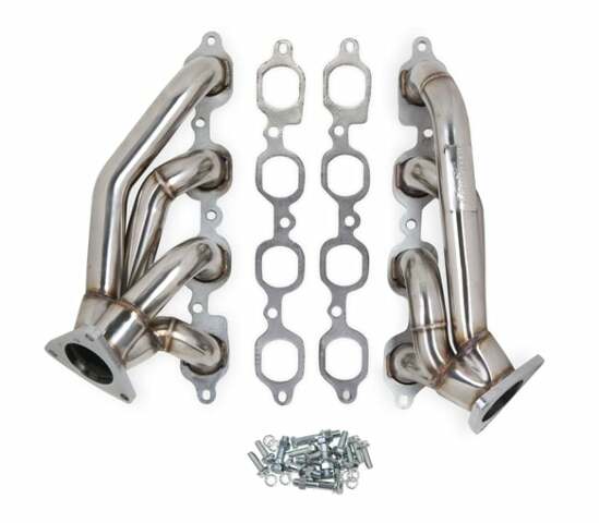 Shorty Headers for 2014-2015 Chevy Silverado/Tahoe 5.3L/6.2L Polished Finish 11549FLT performance headers