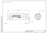 Electric Fuel Pump High Flow EFI Performance Universal Fit Aeromotive 11569-BGPL