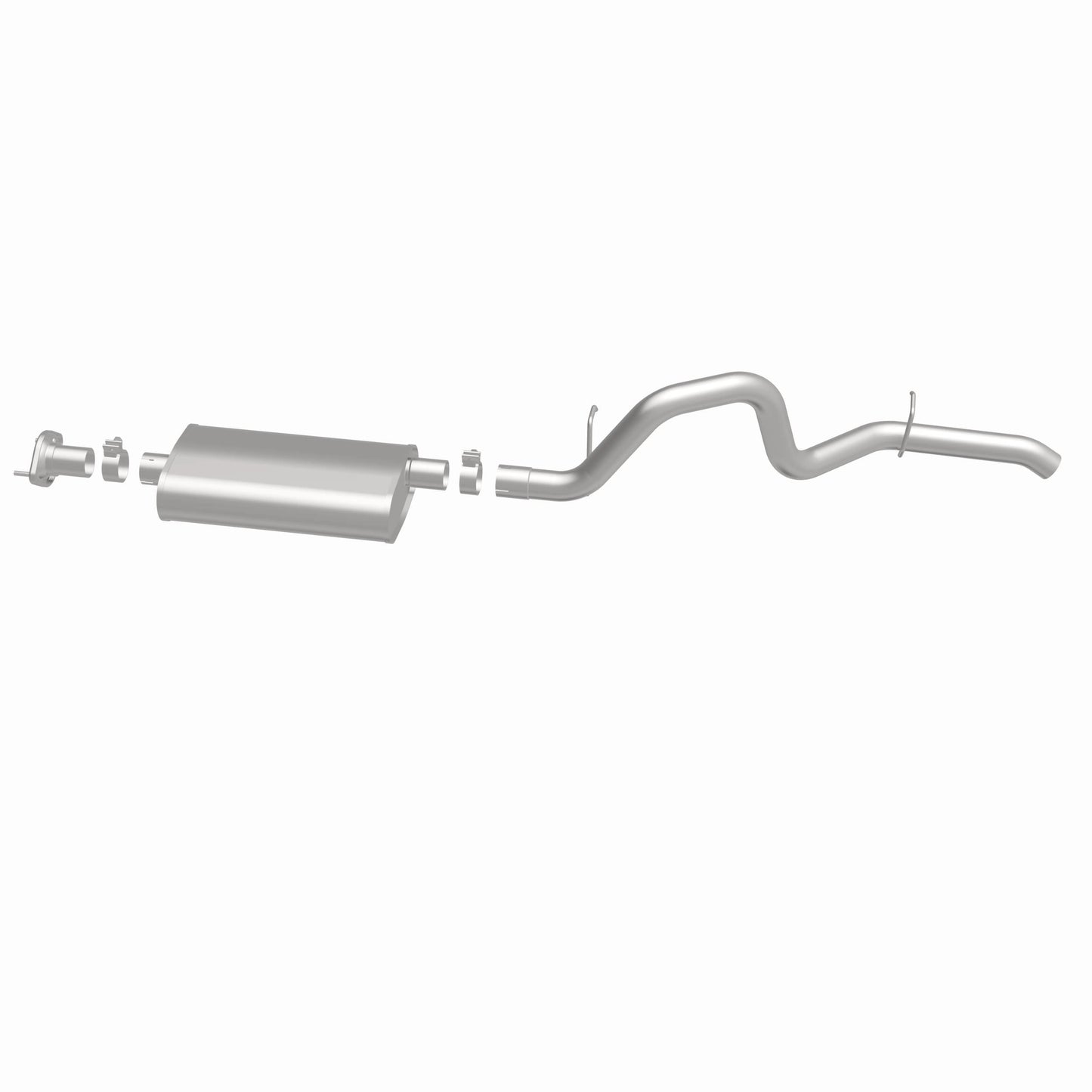 Fits 1997-2006 Jeep Wrangler Stainless Direct-Fit Replacement Exhaust 116-0002
