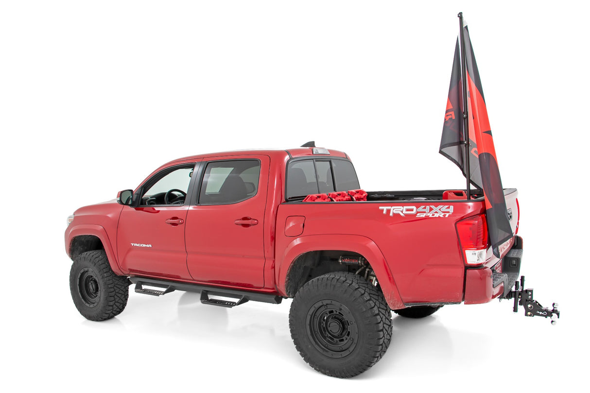 Flag Pole Holder; Bed Rail; w/ Flag 117503