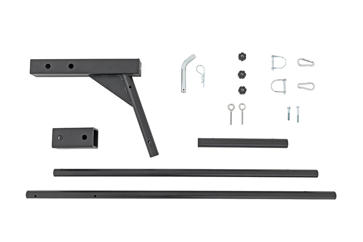 Flag Pole Holder; Single; 2 & 2.5" Inch Hitch; w/ Flag Pole 117520