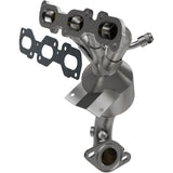Catalytic Converter with Integrated Exhaust Manifold for HM Grade Federal / EPA Compliant Direct-Fit Manifold Catalytic