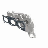 MagnaFlow direct-fit catalytic converter fits 2015-2016 Kia Sedona, 2012-2017 Hyundai Azera, and more, this and 2012-2014 Azera 3.3L stainless steel CARB compliant 52780