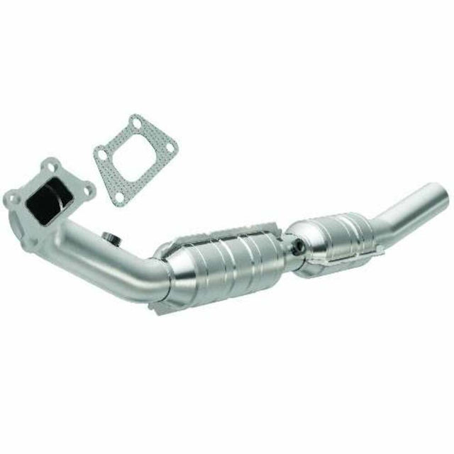 MagnaFlow direct-fit catalytic converter for 2012-2015 Chevy Camaro 3.6L passenger side stainless steel CARB compliant OBDII 51683