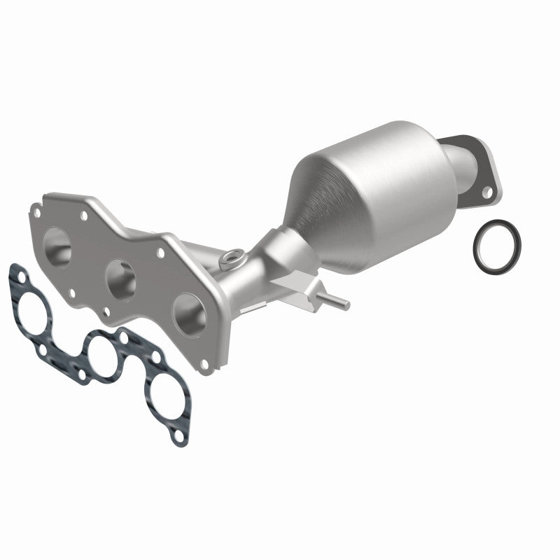 MagnaFlow direct-fit catalytic converter fits 2012-2015 Toyota Venza and 2012 Toyota Avalon, this and 2012-2015 Venza 3.5 3.5 inch inlet/outlet stainless steel CARB compliant 52580