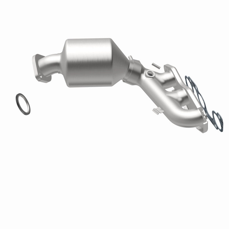 MagnaFlow direct-fit catalytic converter fits 2012-2015 Toyota Venza and 2012 Toyota Avalon, this and 2012-2015 Venza 3.5 3.5 inch inlet/outlet stainless steel CARB compliant 52580