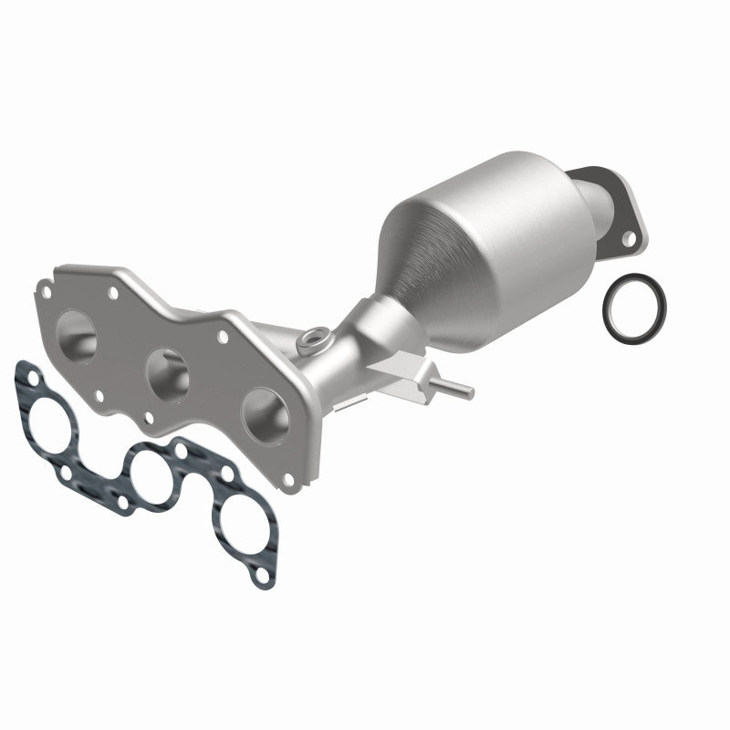 MagnaFlow direct-fit catalytic converter fits 2012-2015 Toyota Venza and 2012 Toyota Avalon, this and 2012-2015 Venza 3.5 3.5 inch inlet/outlet stainless steel CARB compliant 52580