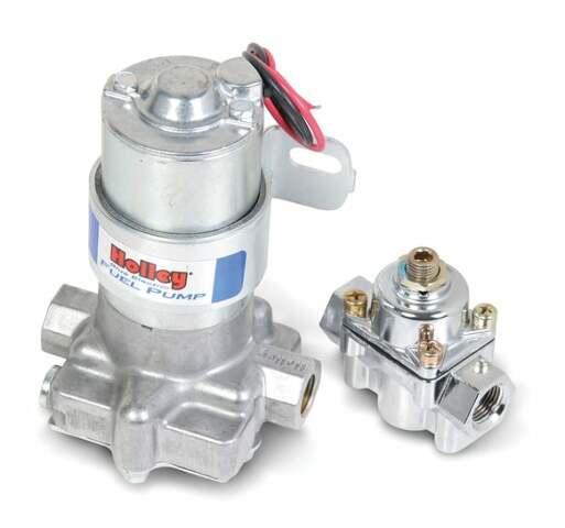 Holley 12-802-1 , 110 GPH Blue Electric Fuel Pump w/ Regulator