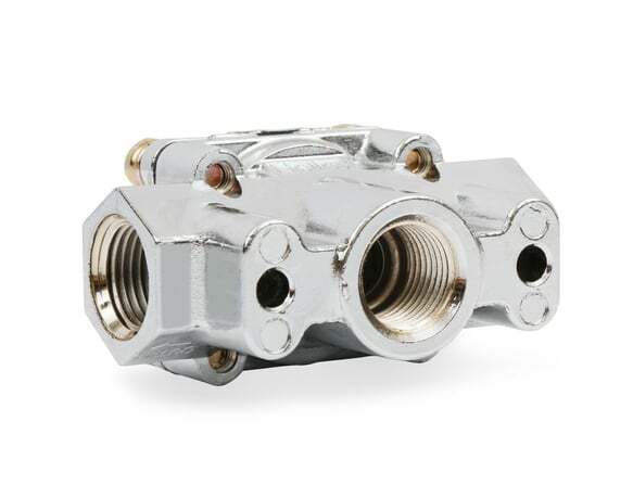 Holley Chrome Carbureted Fuel Pressure Regulator 4.5-9 PSI M/P #12-803