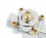 Holley Chrome Carbureted Fuel Pressure Regulator 4.5-9 PSI M/P #12-803