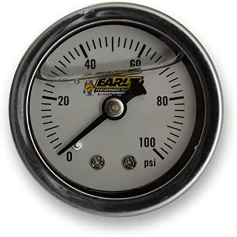 Holley Billet Bypass Fuel Pressure Regulator Kit 4.5-9 Psi W/Fittings & Gauge-12-841KIT