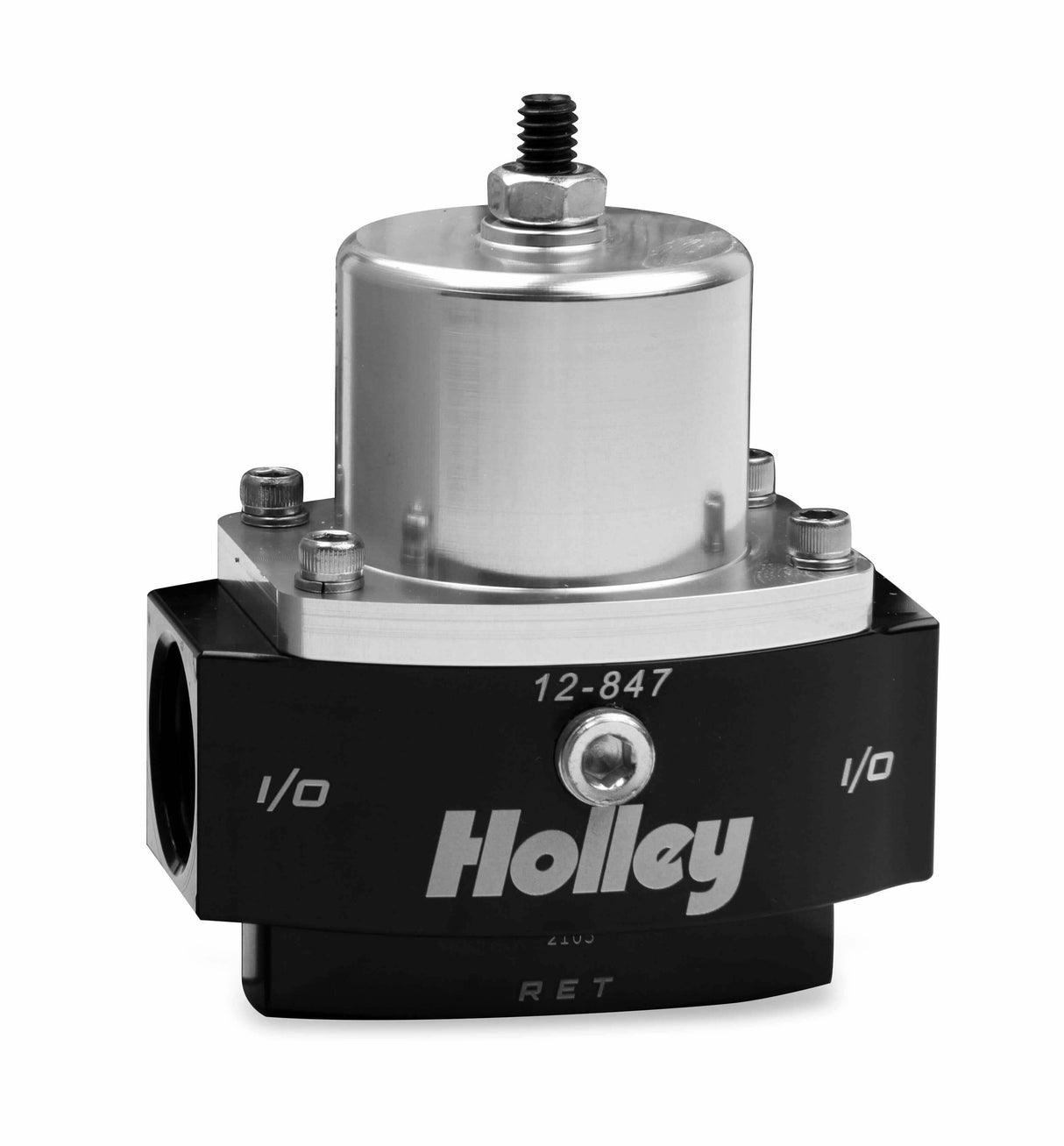 t Dominator Billet Carbureted By Pass Fuel Pressure Regulator - 12-847 Holley