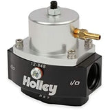 Holley Billet Bypass Fuel Pressure Regulator Kit 15-60 Psi W/Fittings & Gauge-12-848KIT