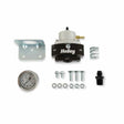 Holley Adjustable Billet By-Pass Regulator 3/8 NPT Kit 12-879KIT black aluminum