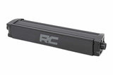 12 Inch Black Series LED Light Bar; Single Row; Amber DRL 70712BLDRLA