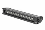 12 Inch Black Series LED Light Bar; Single Row; Amber DRL 70712BLDRLA