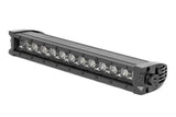 12 Inch Black Series LED Light Bar; Single Row; Cool White DRL 70712BLDRL