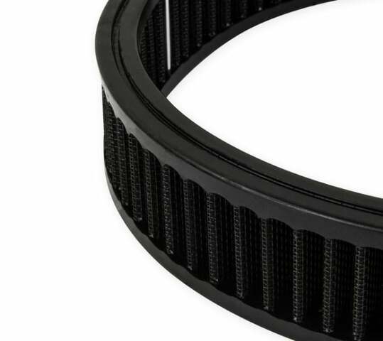 Holley Flat Base Air Cleaner 10 Black - 120-145B