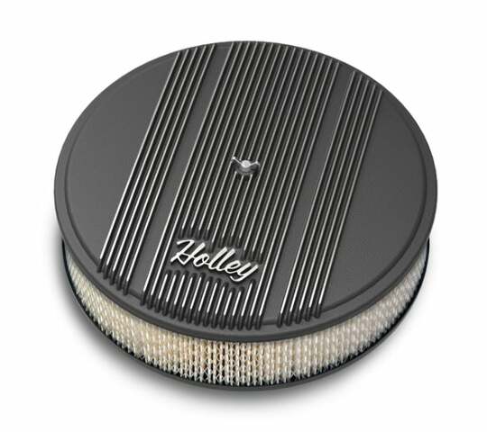 Holley 14 Round Finned Air Cleaner - 120-152