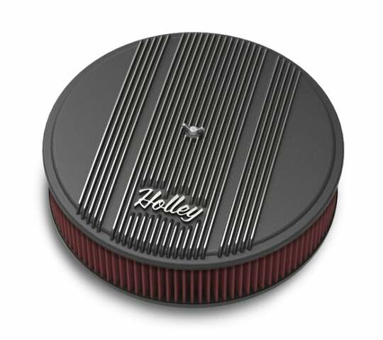 Holley 14 Round Finned Air Cleaner - 120-153
