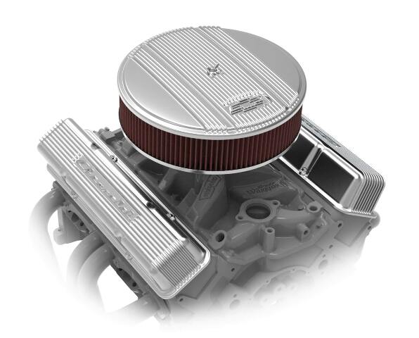 Holley Vintage Series GM Licensed Air Cleaner - Polished - 120-174