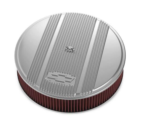 Holley Vintage Series GM Licensed Air Cleaner - Polished - 120-174