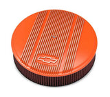 Holley Vintage Series GM Licensed Air Cleaner - Factory Orange Machined - 120-176