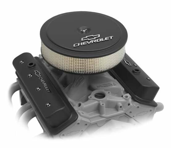 Holley 14" x 3" Air Cleaner Kit w/ Paper Filter-GM "Bowtie" & "Chevrolet" Logo 120-212 for Chevy