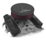 Holley GM Muscle Series Air Cleaner - Satin Black Machined - 120-220
