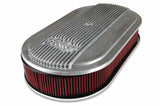 Holley Vintage Series Oval Air Cleaner - Natural Cast - 120-400