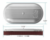 Holley Vintage Series Oval Air Cleaner - Polished - 120-401