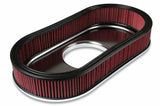 Holley Vintage Series Oval Air Cleaner - Polished - 120-401