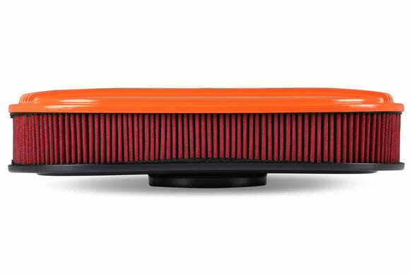 Holley Vintage Series Oval Air Cleaner - Factory Orange Machined - 120-403