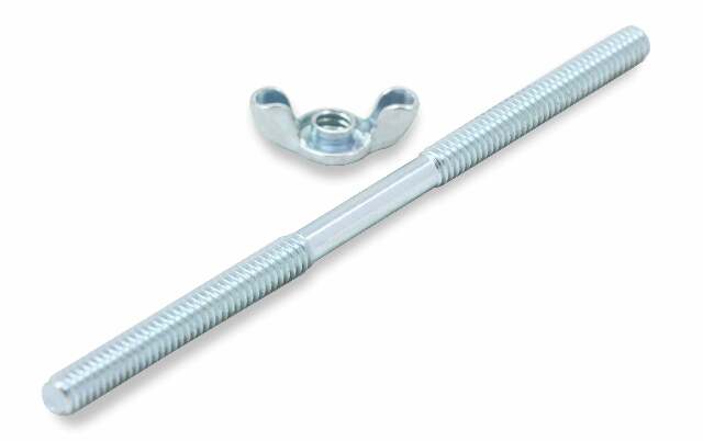 Holley 4150 Drop Base Air Cleaner Chrome w/3 Red Washable Gauze Filter - 120-4130