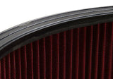Holley 4500 Drop Base Air Cleaner Black w/6 Red Washable Gauze Filter - 120-4660