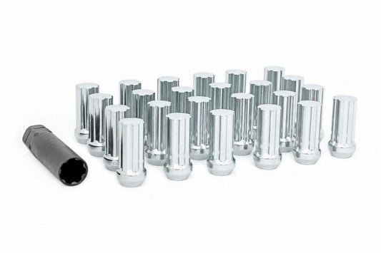 Lug Nut Set; M12x1.25; 24 Qty; Chrome 1212524CH