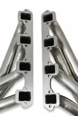 12164FLT Small Block Ford Turbo Headers, Natural 304 Stainless performance headers