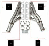 Small Block Ford Turbo Headers - Natural 304 Stainless Steel -12167FLT performance headers