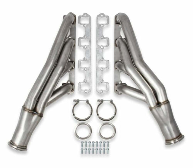 Small Block Ford Turbo Headers - Natural 304 Stainless Steel -12167FLT performance headers Mustang polished