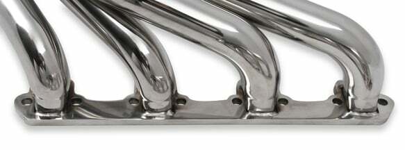 Small Block Ford Turbo Headers - Polished 304 Stainless Steel 12168FLT performance headers