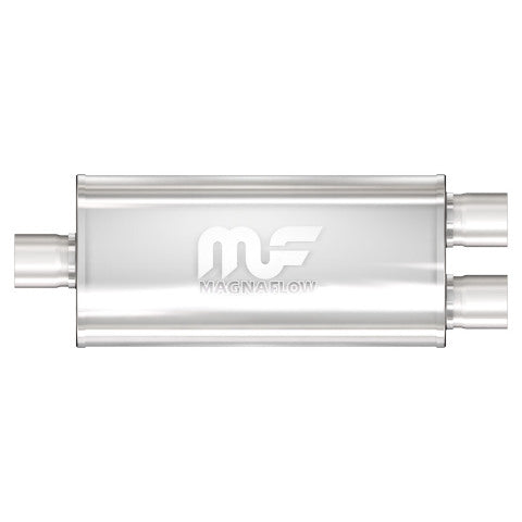 3 INLET / DUAL 2.25 2-1/4 OUTLET STAINLESS STEEL MUFFLER 12278 Magnaflow