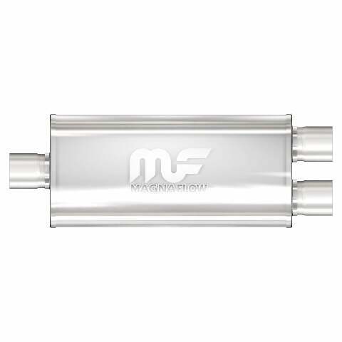 3 INLET / DUAL 2.25 2-1/4 OUTLET STAINLESS STEEL MUFFLER 12278 Magnaflow