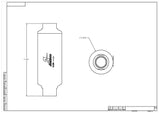 Fuel Filter High Flow Fuel System Universal Fit Aeromotive 12309-BGPL