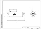 Fuel Filter High Flow Fuel System Universal Fit Aeromotive 12331-BGPL
