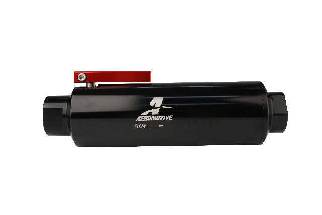 Fuel Filter High Flow Fuel System Universal Fit Aeromotive 12332-BGPL