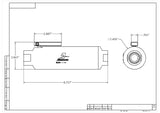 Fuel Filter High Flow Fuel System Universal Fit Aeromotive 12332-BGPL