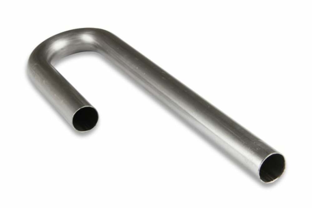 Mild Steel,180 degree bend, Tube Size 1 3/8" OD, 16 Gauge Hooker J-Bend 12521HKR