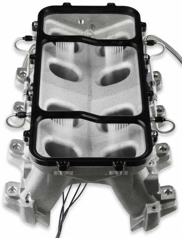 NOS Dry Nitrous Plate for Holley LS Hi-Ram EFI Intake Manifolds-Black  12535BNOS