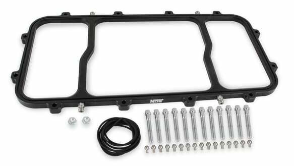 NOS Dry Nitrous Plate for Holley LS Hi-Ram EFI Intake Manifolds-Black  12535BNOS